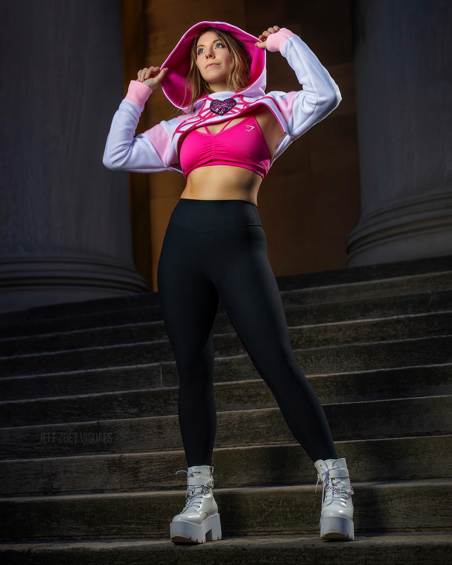 Angel Cosplay Shrug