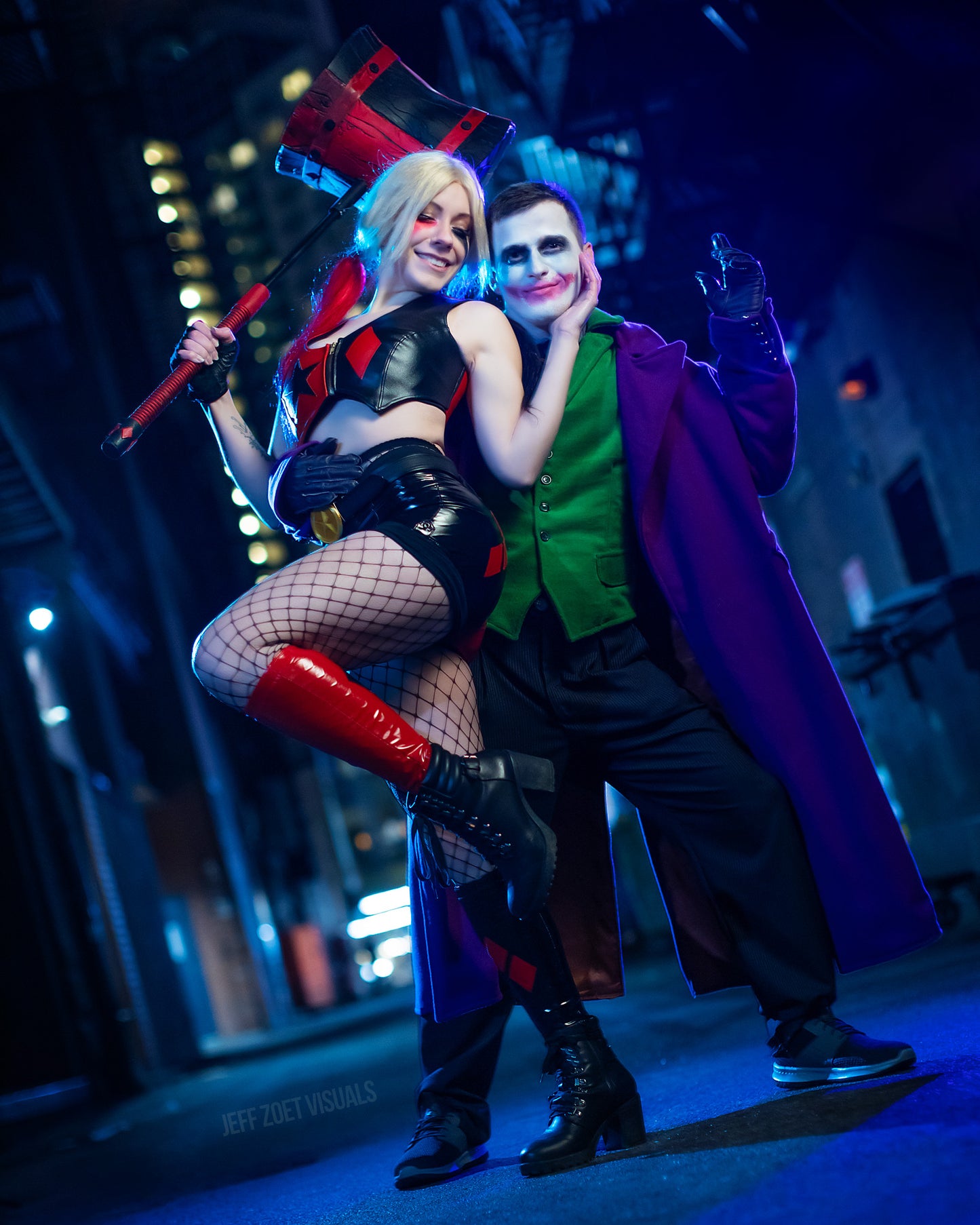 Harley Quinn Top - Custom Made