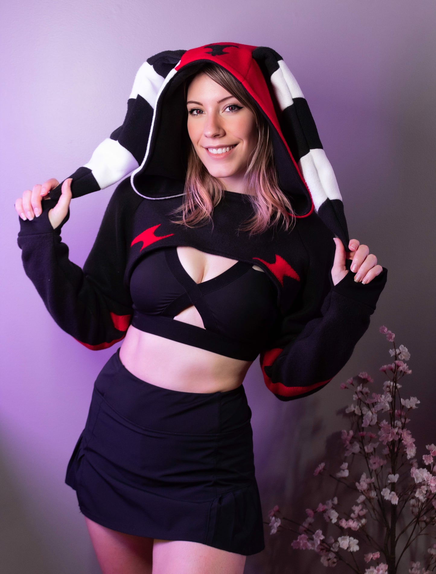 Blitzo Cosplay Shrug Cropped Hoodie Custom Made