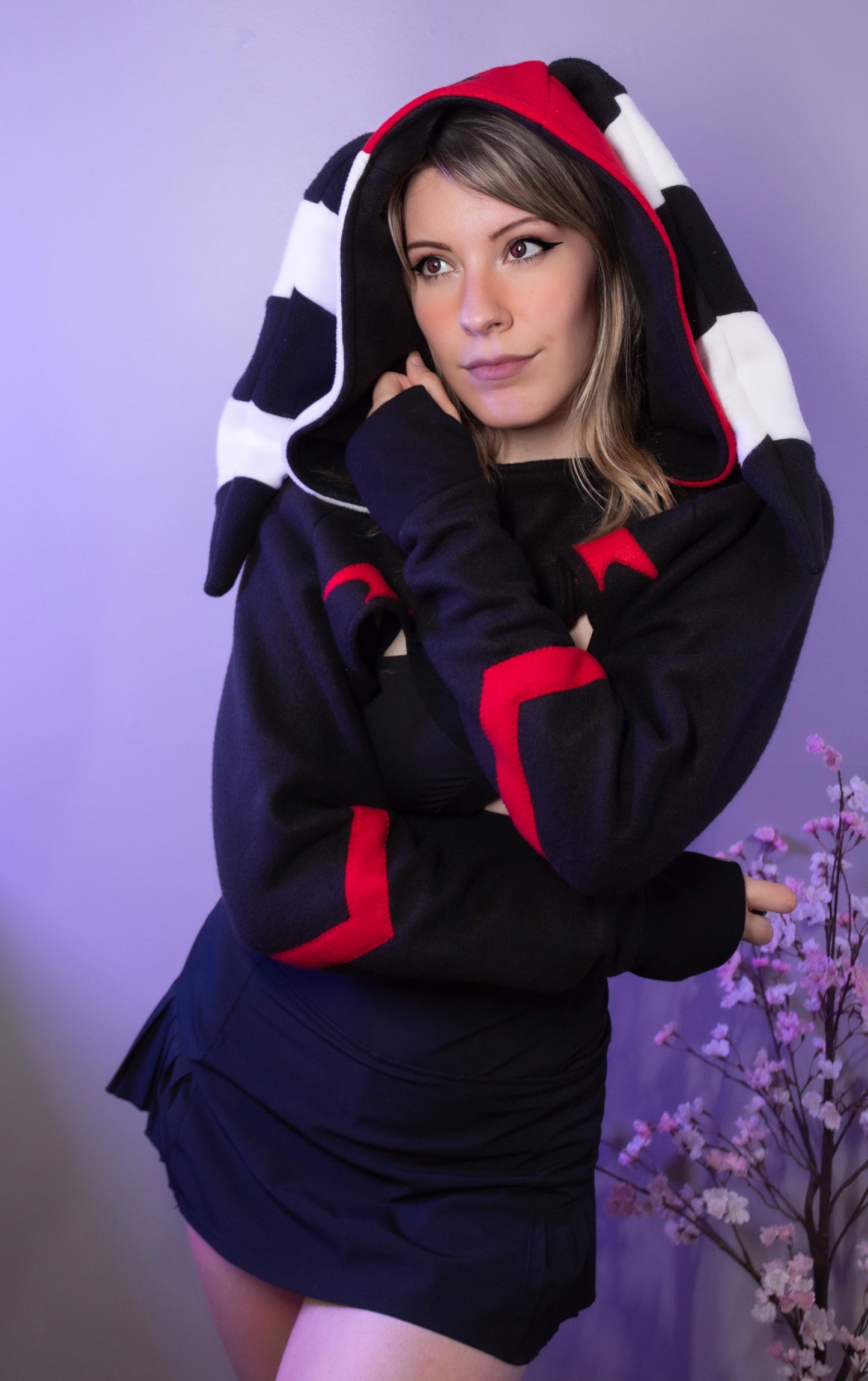 Blitzo Cosplay Shrug Cropped Hoodie Custom Made