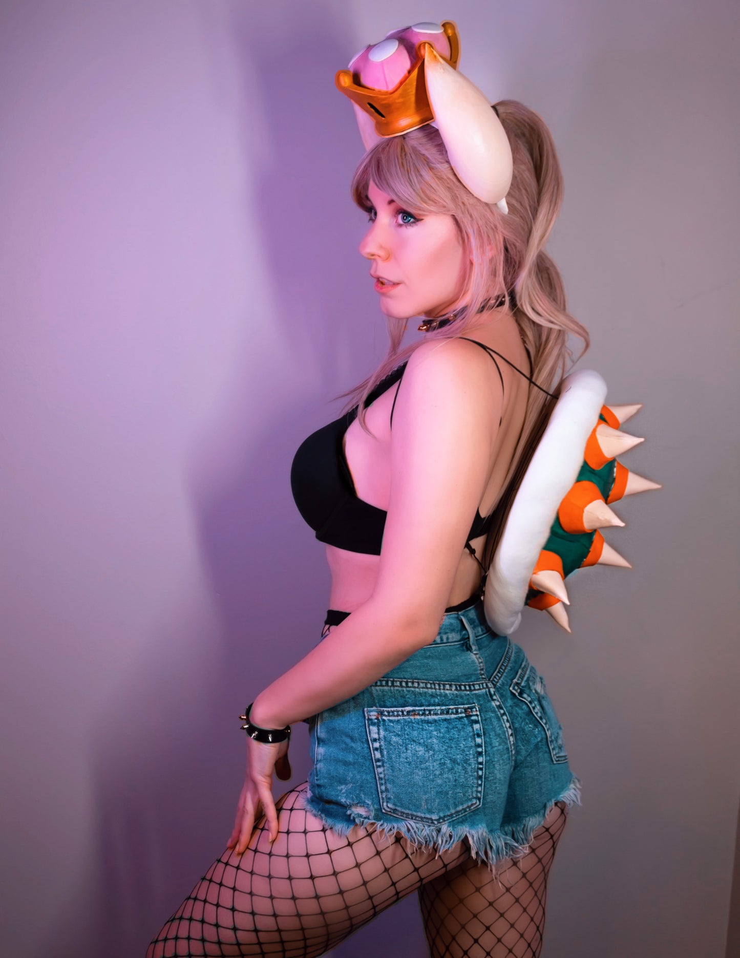 Bowsette Crown & Horns Headpiece Cosplay Custom Made
