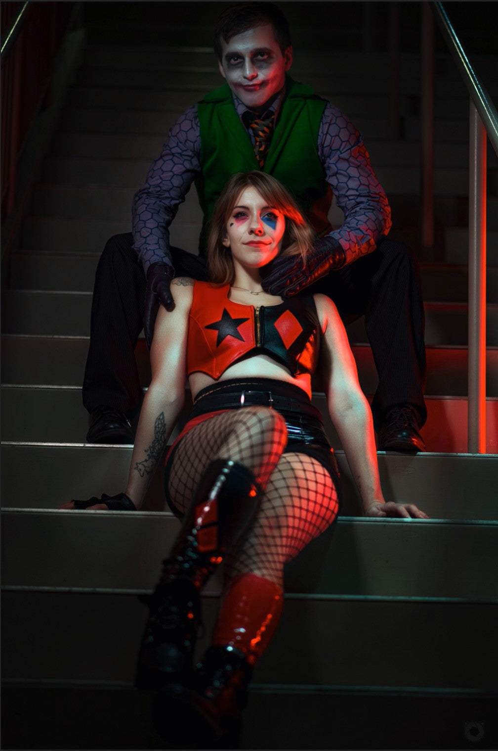 Harley Quinn Top - Custom Made