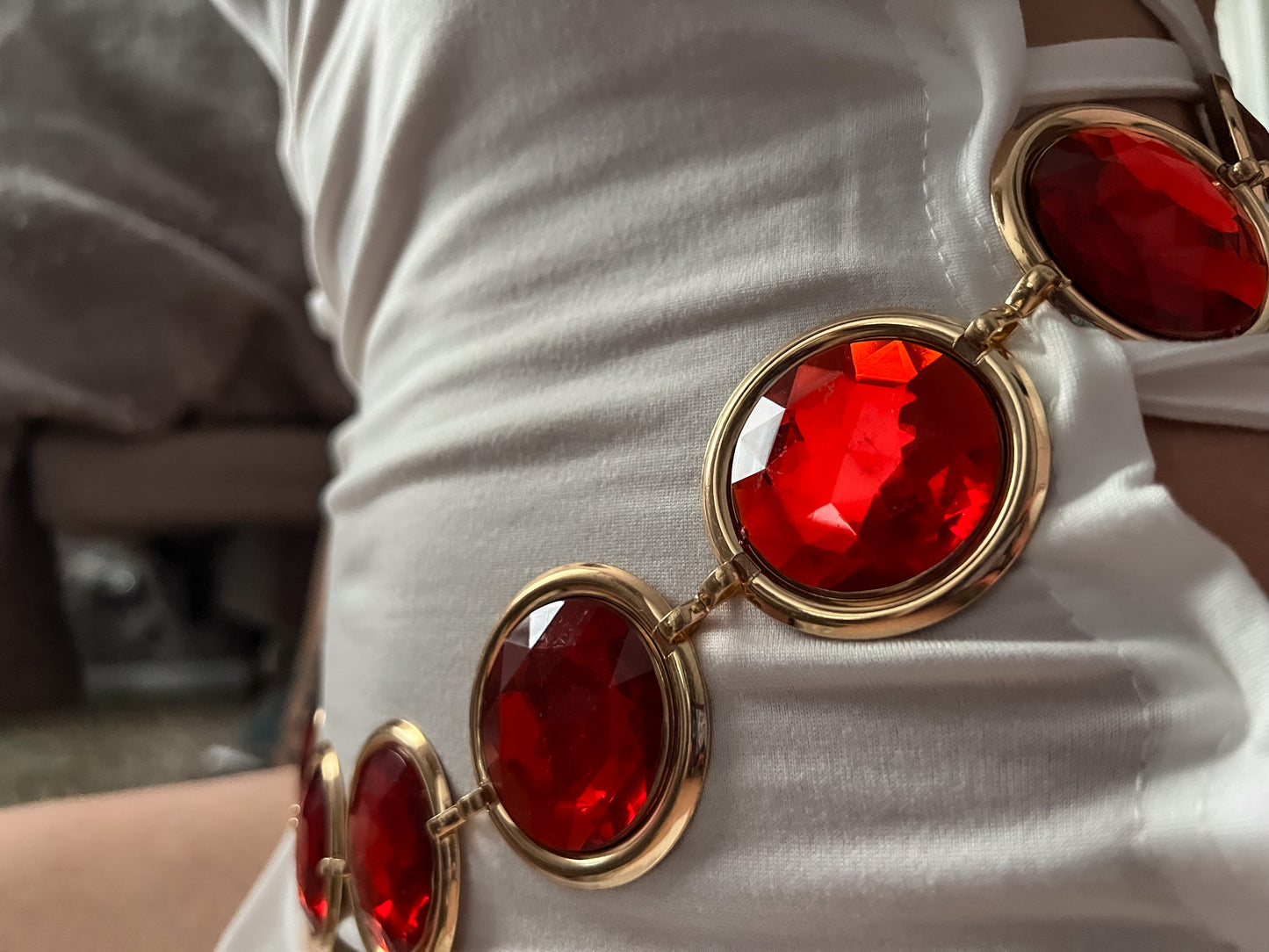 Raven Gem and Belt Set