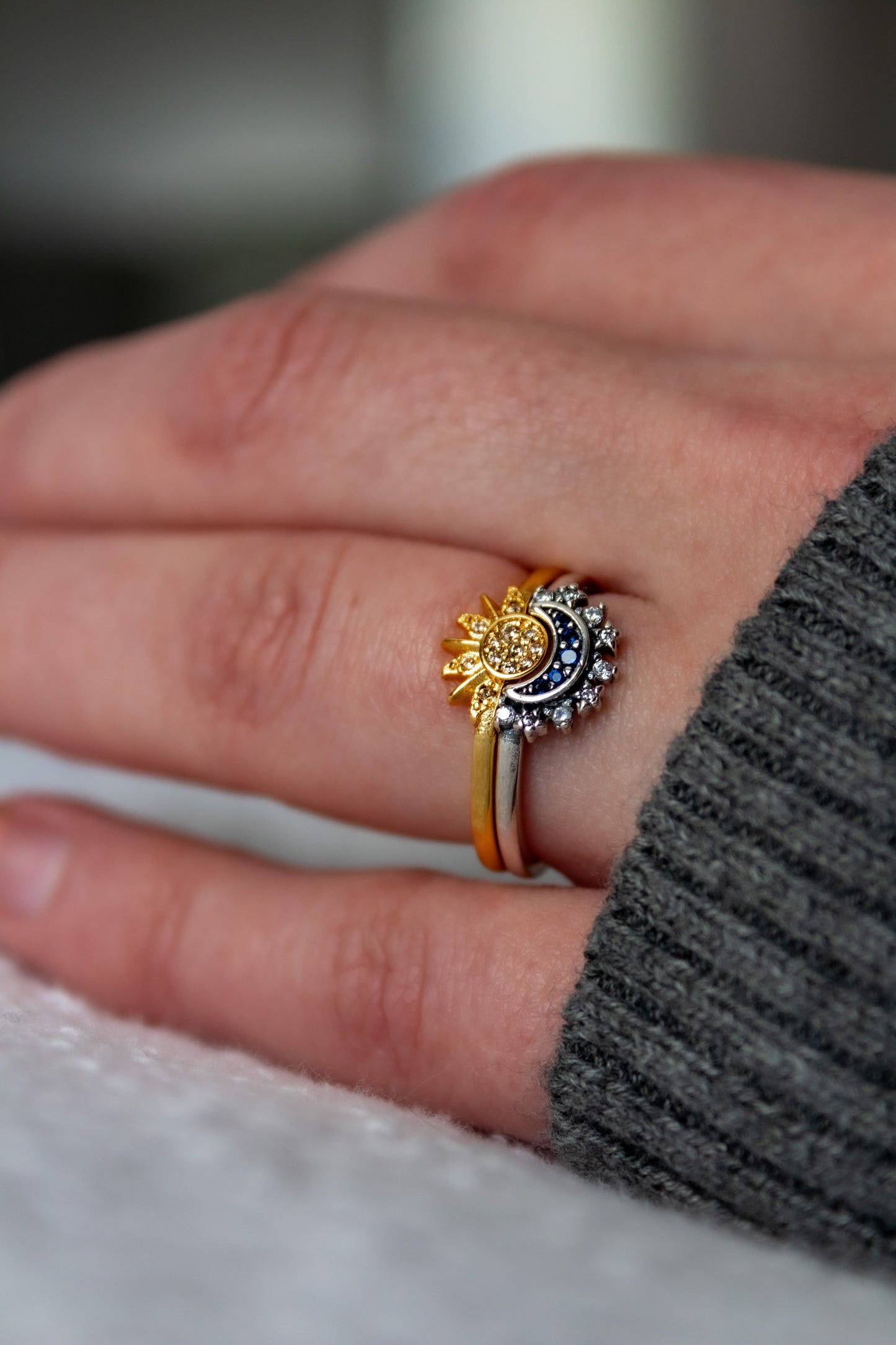 Sun/Moon Midnights Ring