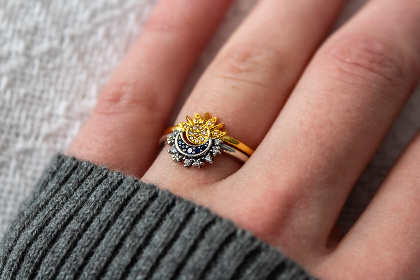 Sun/Moon Midnights Ring