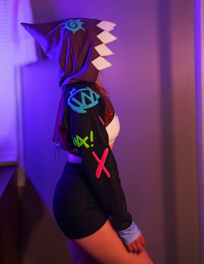 Jinx Shrug Arcane League of Legends