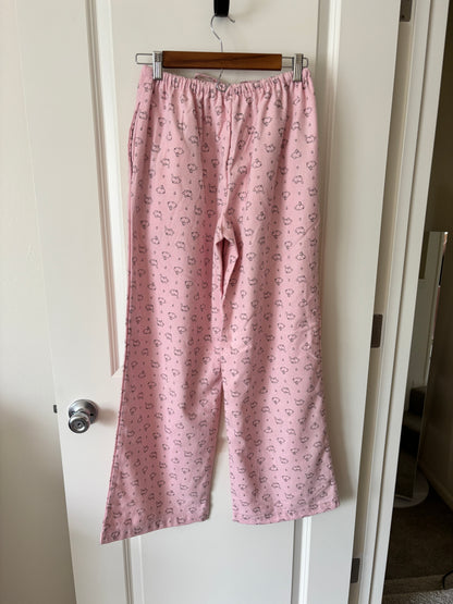 Pink Bunny Pajama Bottoms