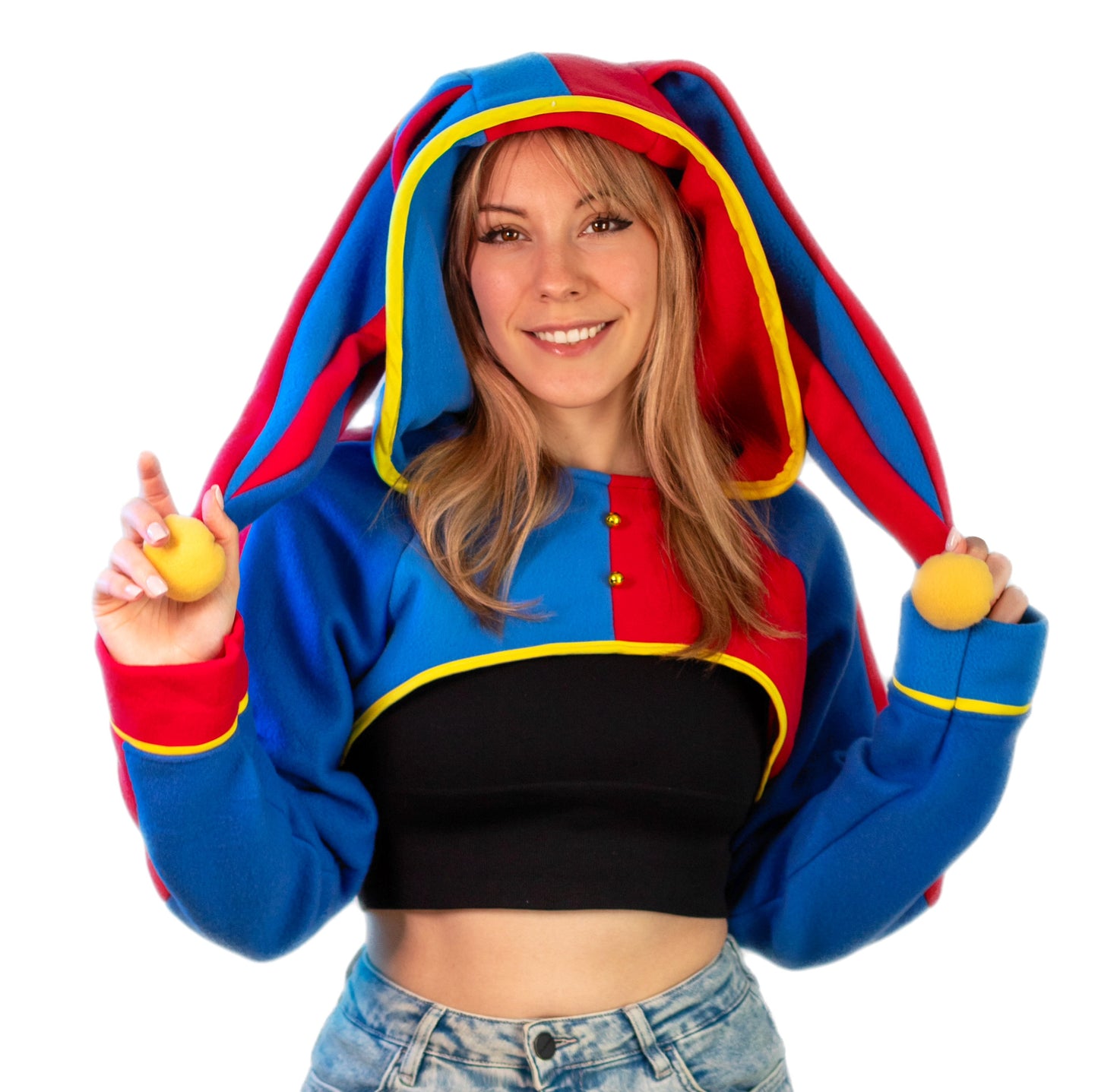 Pomni Cosplay Shrug