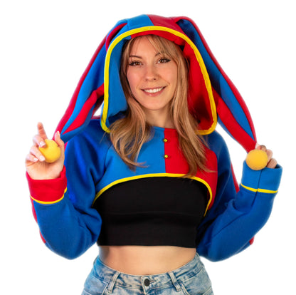 Pomni Cosplay Shrug