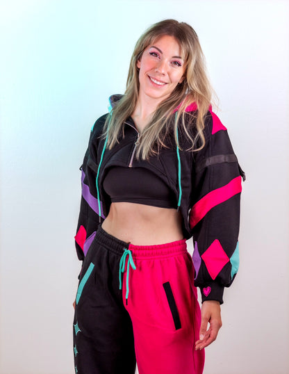 Pre-Order Fizzarolli Shrug Black/Pink