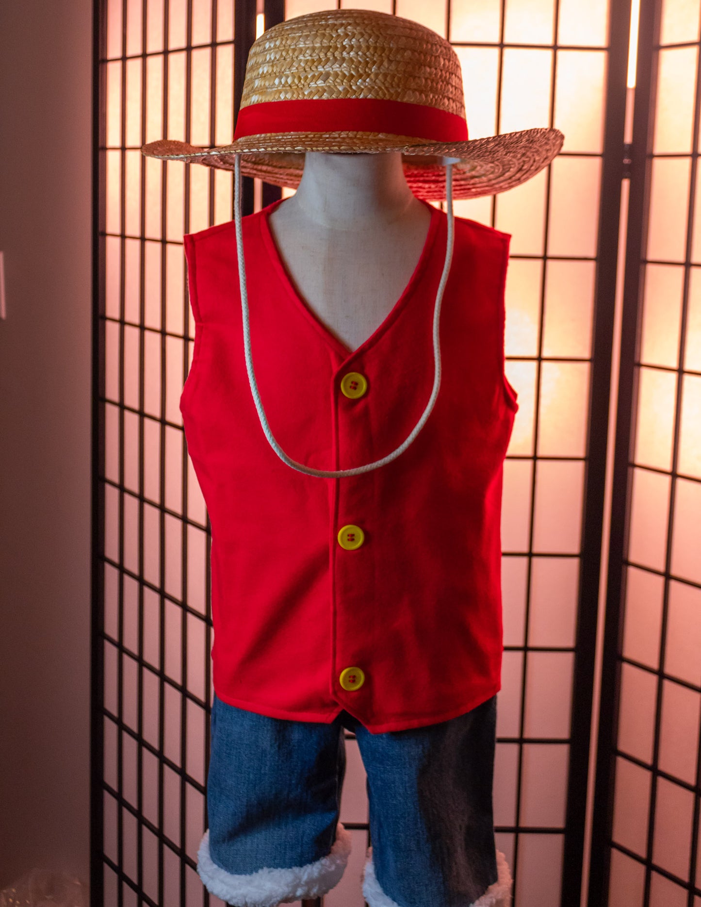 Luffy Youth Vest - Custom Made