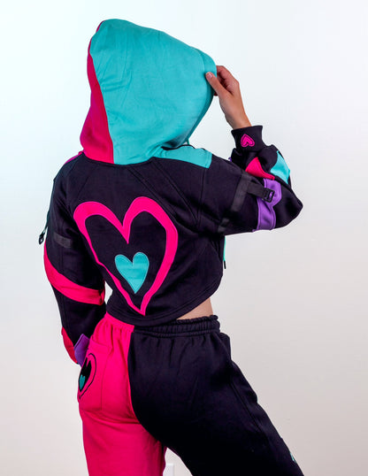 Pre-Order Fizzarolli Shrug Black/Pink