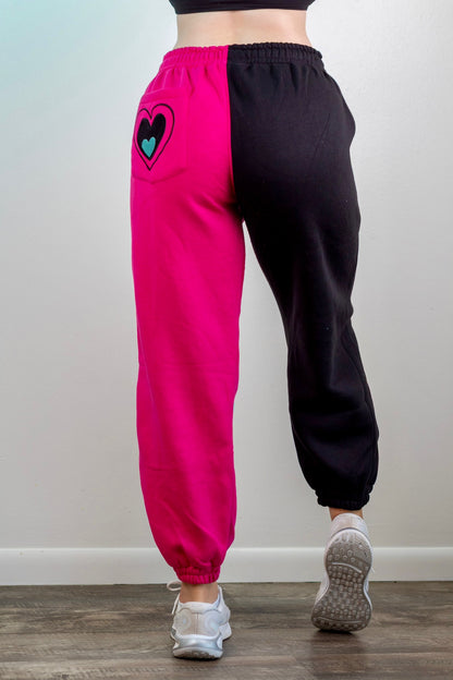 Pre-Order Fizzarolli Sweatpants Pink/Black