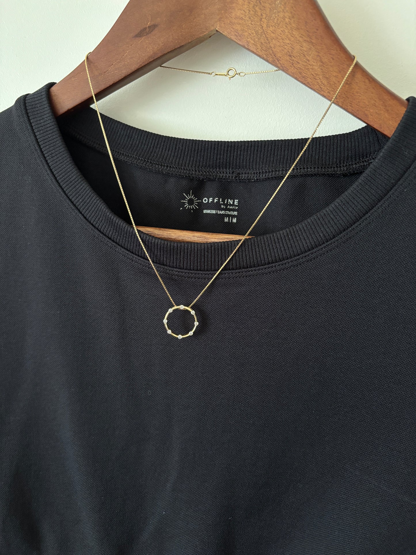Black Cropped Tee