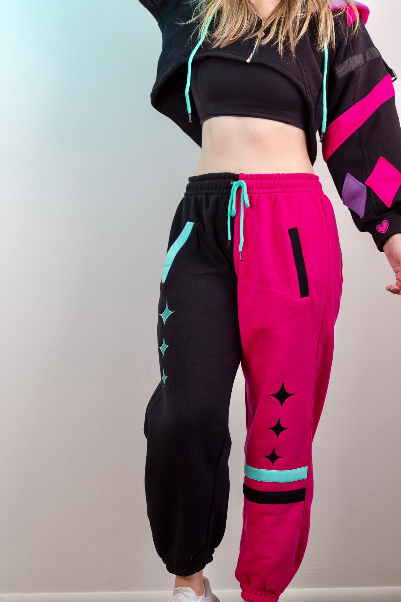 Pre-Order Fizzarolli Sweatpants Pink/Black