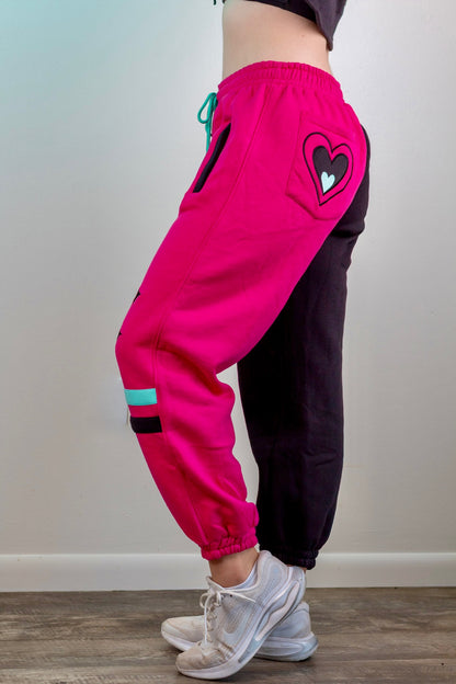 Pre-Order Fizzarolli Sweatpants Pink/Black