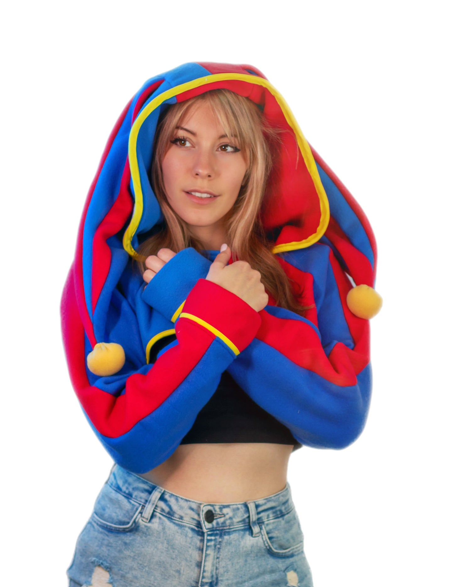 Pomni Cosplay Shrug