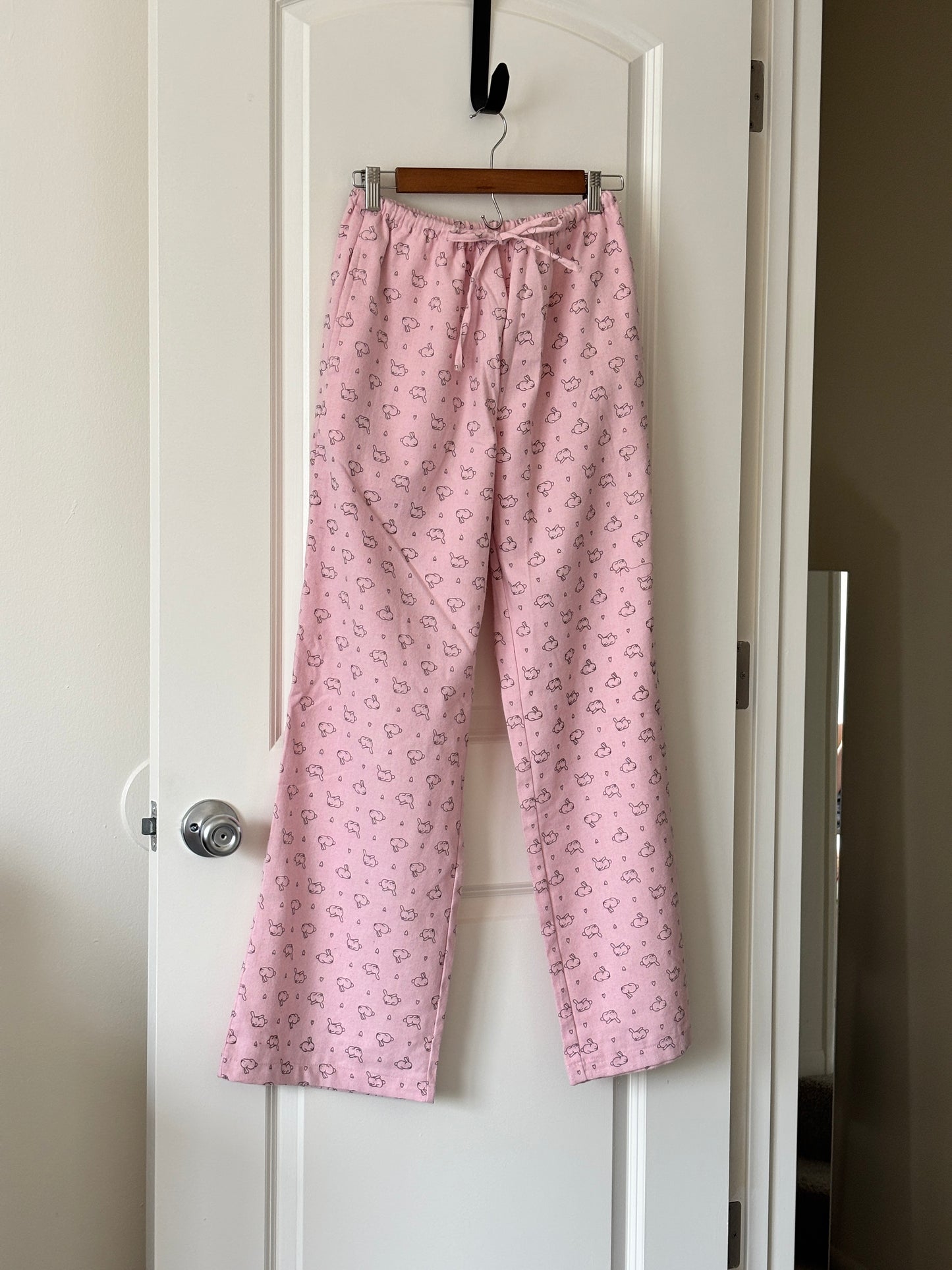 Pink Bunny Pajama Bottoms