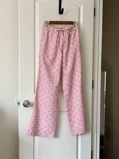 Pink Bunny Pajama Bottoms