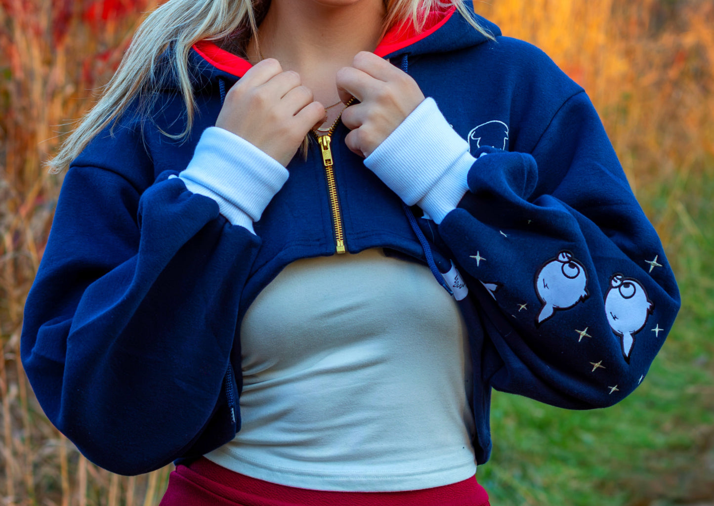 PRE-ORDER Hilda Cropped Hoodie