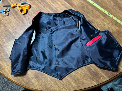 XS/S Harley Quinn Leather Crop Top