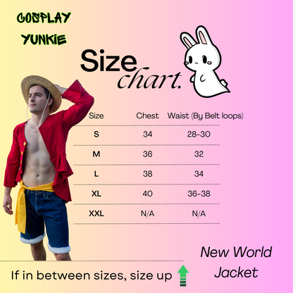 Luffy New World Jacket - Custom Made