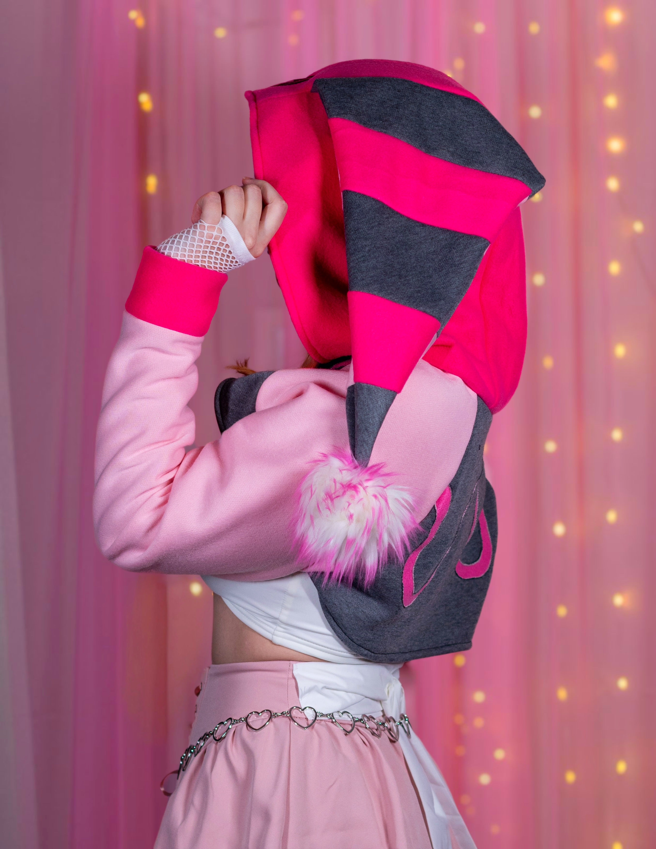 Valentine's Day Fizzarolli Cosplay Shrug Cropped Hoodie – Cosplay