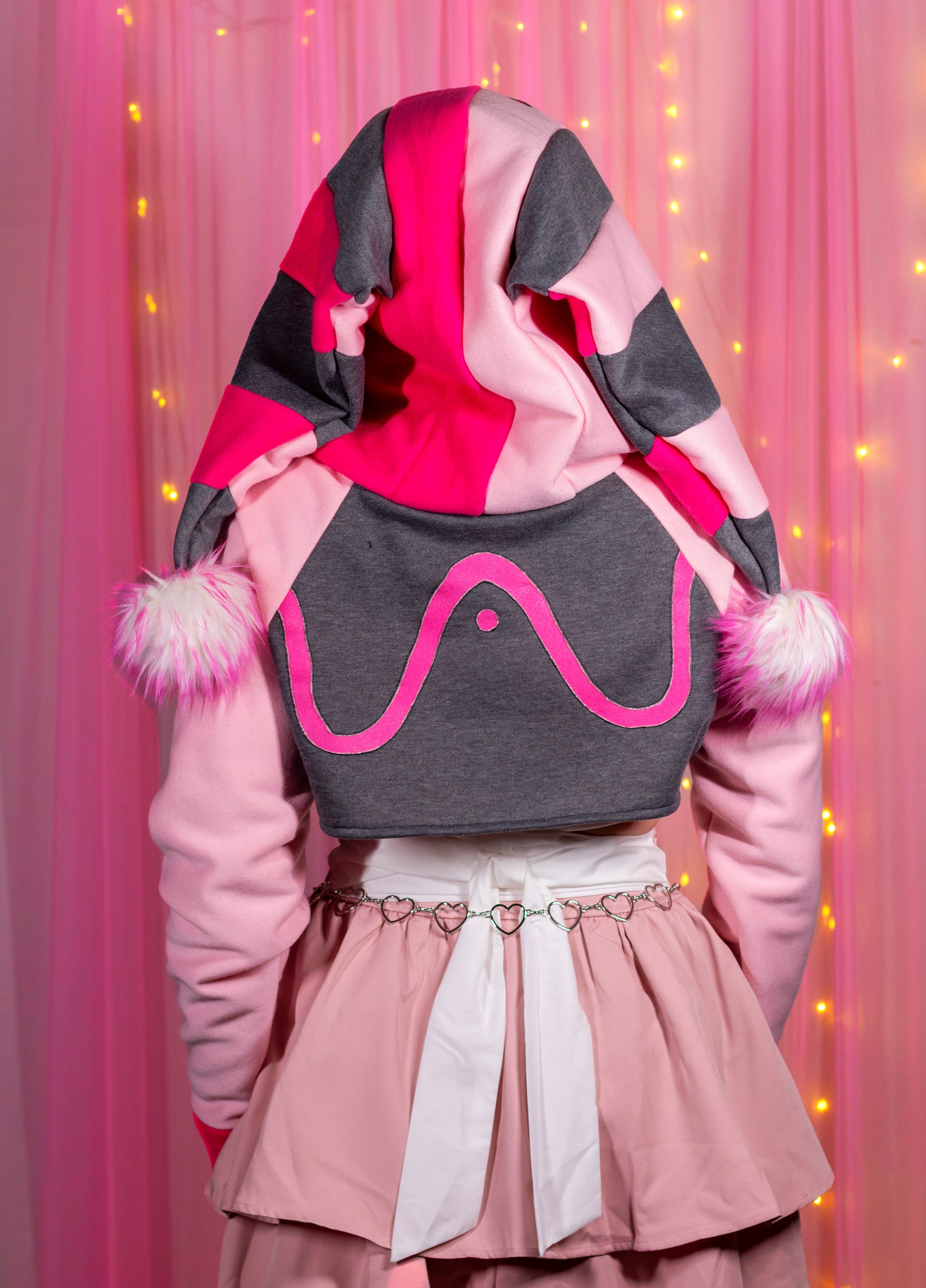 WEi MERRY RUi DAY Hoody Lサイズ Valentine's Day Fizzarolli Cosplay Shrug Cropped Hoodie – Cosplay