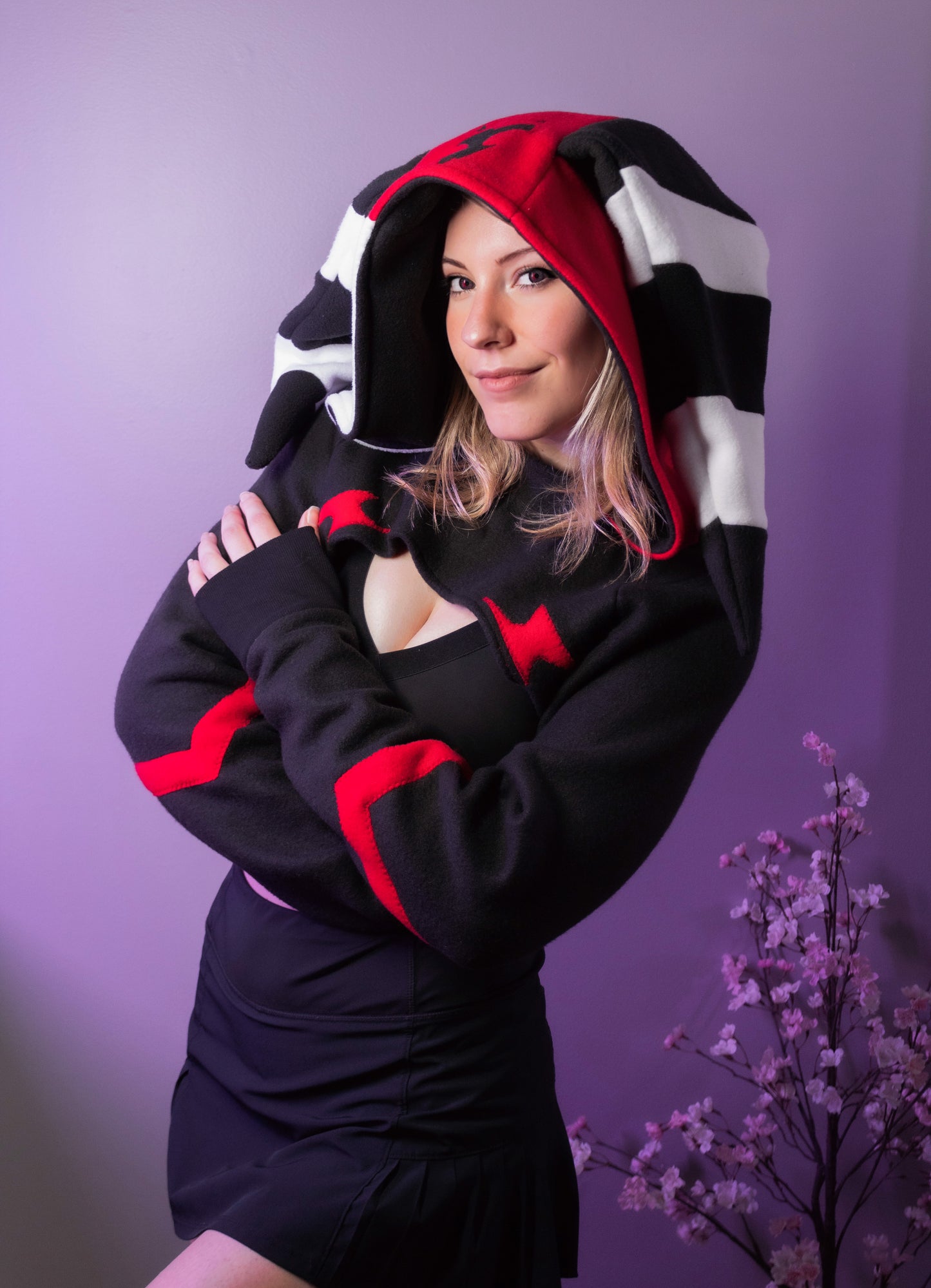 Blitzo Blitz Cosplay Shrug Cropped Hoodie