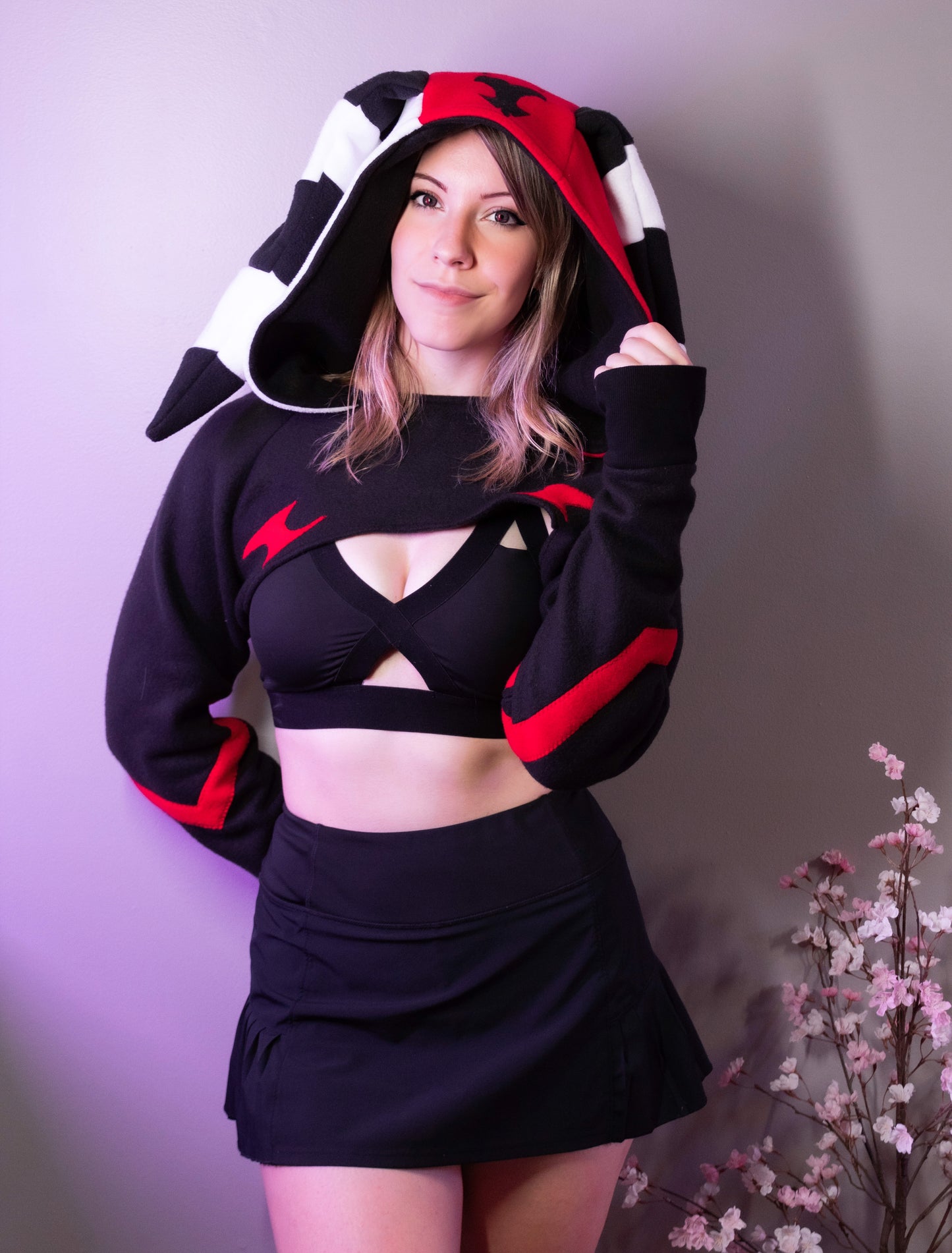 Blitzo Blitz Cosplay Shrug Cropped Hoodie