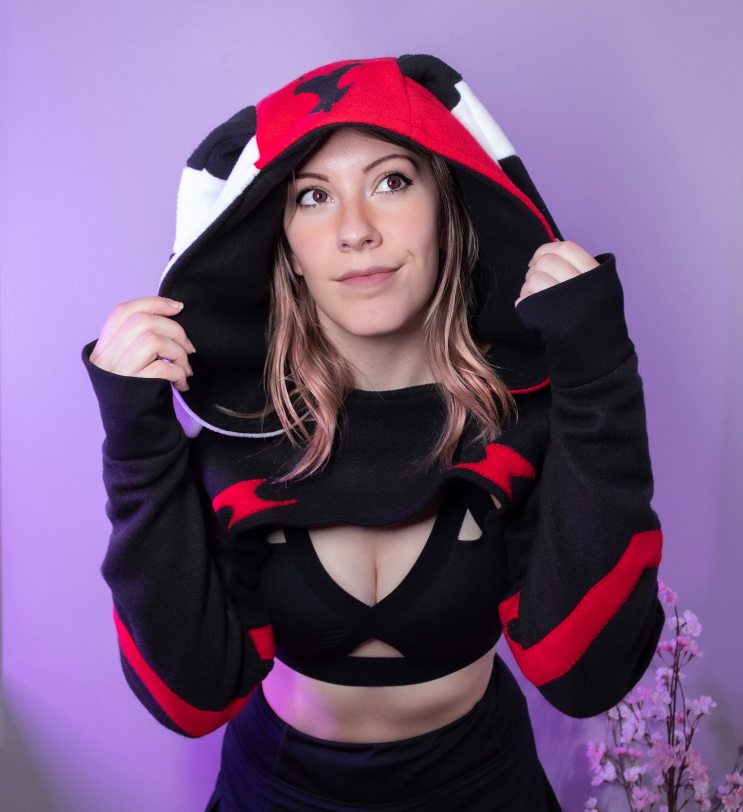 Blitzo Blitz Cosplay Shrug Cropped Hoodie