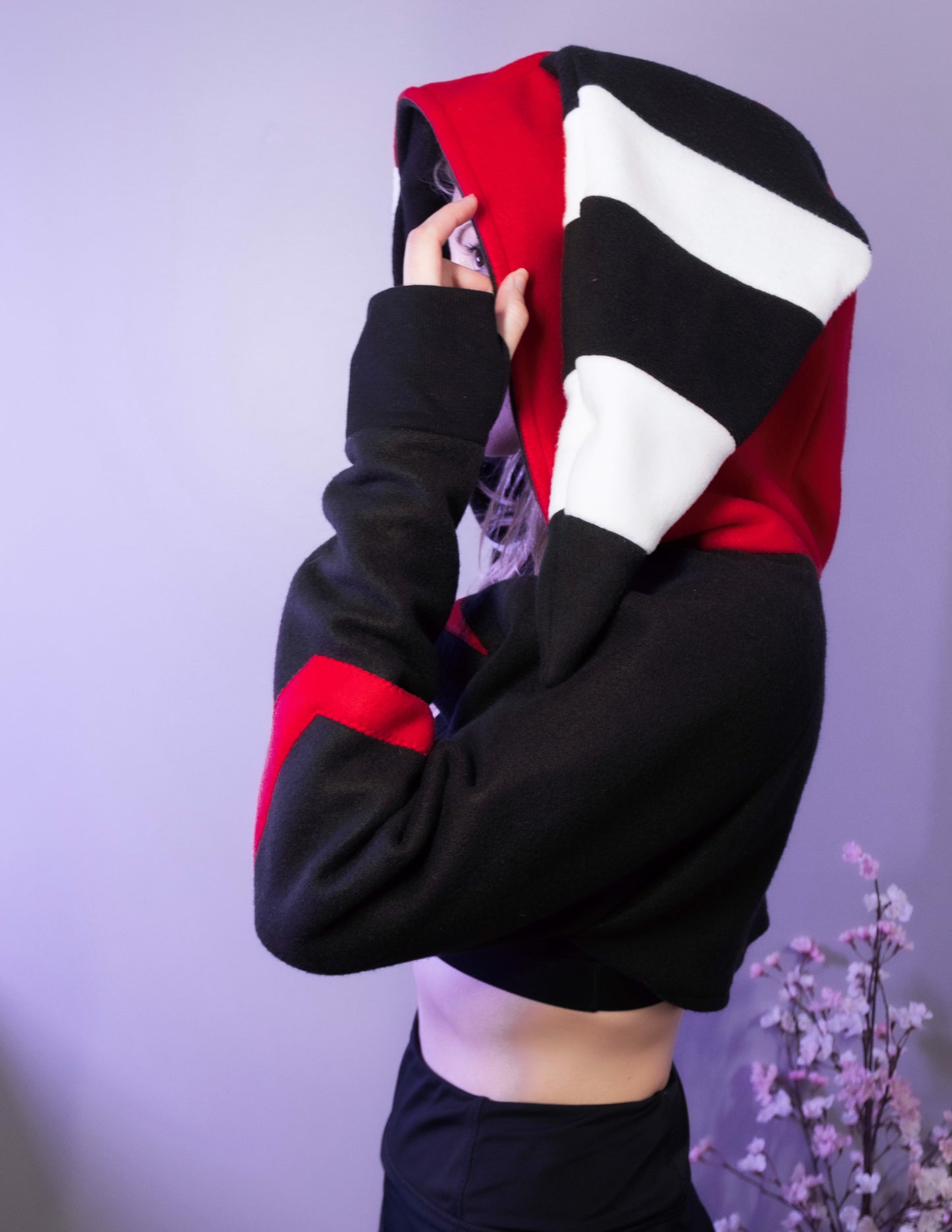 Blitzo Blitz Cosplay Shrug Cropped Hoodie