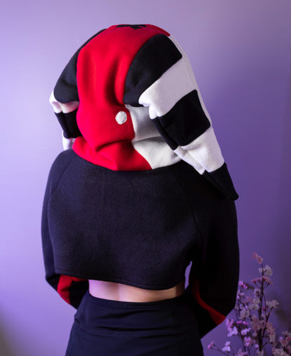 Blitzo Blitz Cosplay Shrug Cropped Hoodie