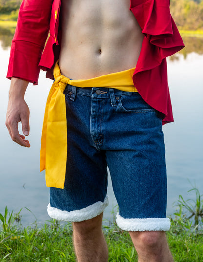 Luffy Denim Shorts - Custom Made